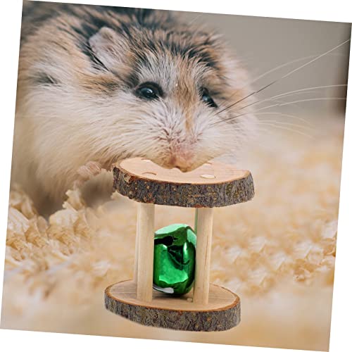 Sosoport 4 Stück Hamster Kauspielzeug Hamster Beißspielzeug Hasen-Accessoires Hasen Leckereien Meerschweinchen-Sticks-Snacks Spielzeug Für Rennmäuse Spielzeuge Kleine Tiere Hölzern Zubehör von Sosoport