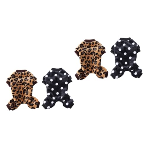 Sosoport 4 Stück Haustier-Pyjama Hundekleidung hundekostü Herbstoutfits für ädchen Weihnachtszubehör für Haustiere Pullover schmücken lustige Haustierkleidung Hunde-Pyjama Hündchen Gips Sosoport 4 Stück Haustier-Pyjama Hundekleidung hundekostü Herbstoutfits für ädchen Weihnachtszubehör für Haustiere Pullover schmücken lustige Haustierkleidung Hunde-Pyjama Hündchen Gips von Sosoport