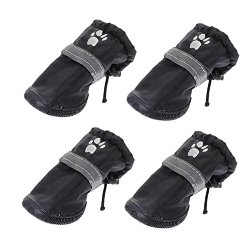 Sosoport 4pcs Hund Schuhe Nicht Regen Boot Outdoor Haustier Hund Schuhe Hund Rainshoes von Sosoport
