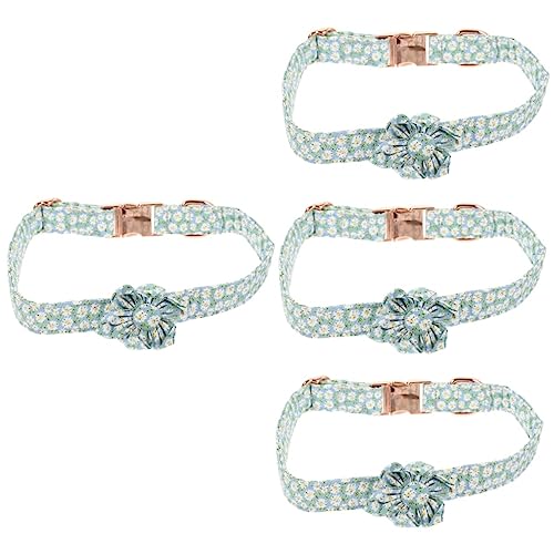 Sosoport 4 Stücke Personalisierte Hund Kragen Einstellbare Dekorative Welpen Hals Ornament Für Outdoor Sosoport 4 Stücke Personalisierte Hund Kragen Einstellbare Dekorative Welpen Hals Ornament Für Outdoor von Sosoport