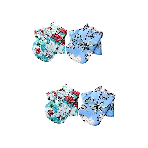 Sosoport 4 Stück Haustierhemd Welpen-Outfit Hawaiihemden Haustier-Welpen-Weste Jungen-Outfits Sommerhemden Kleidung hawaiische Musterhundehemden Haustierzubehör Shirt schmücken Polyester Sosoport 4 Stück Haustierhemd Welpen-Outfit Hawaiihemden Haustier-Welpen-Weste Jungen-Outfits Sommerhemden Kleidung hawaiische Musterhundehemden Haustierzubehör Shirt schmücken Polyester von Sosoport