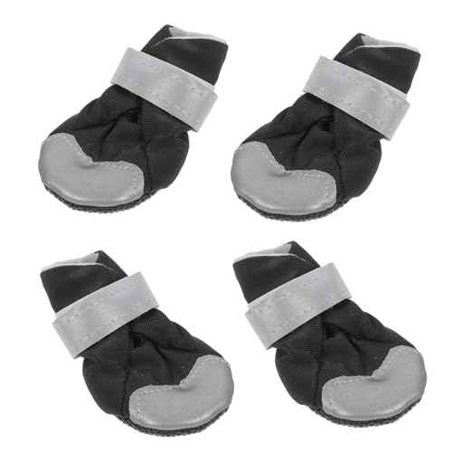 Sosoport 4 Stück Atmungsaktive Reflektierende Hundeschuhe Für Welpen Nicht Warmes Design von Sosoport