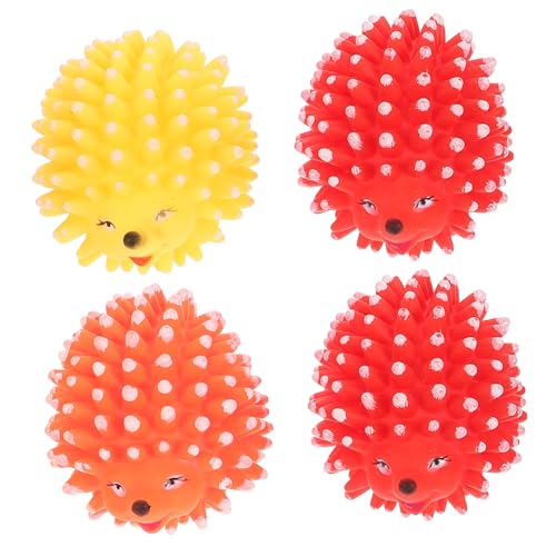 Sosoport 4er-Pack Quietschspielzeug Für Hunde in Zufälliger Farbe Für Interaktives Spielen Und Kauen Von Tierbedarf von Sosoport