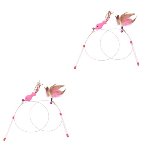 Sosoport 4stücke Katzenangel Spielzeug Mit Fischen Und Glöckchen Interaktive Teaser-stäbe Für Katzen Und Kätzchen Fördert Spiel Und Bewegung Für Katzenspielzeit Sosoport 4stücke Katzenangel Spielzeug Mit Fischen Und Glöckchen Interaktive Teaser-stäbe Für Katzen Und Kätzchen Fördert Spiel Und Bewegung Für Katzenspielzeit von Sosoport