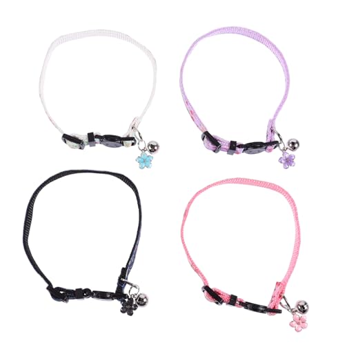 Sosoport Für Haustiere Und Kätzchen Blumen-Design 4 Stück Verstellbare Für Fotoshootings Partys Hochzeiten Haustierkette Haustierhalsband Sosoport Für Haustiere Und Kätzchen Blumen-Design 4 Stück Verstellbare Für Fotoshootings Partys Hochzeiten Haustierkette Haustierhalsband von Sosoport