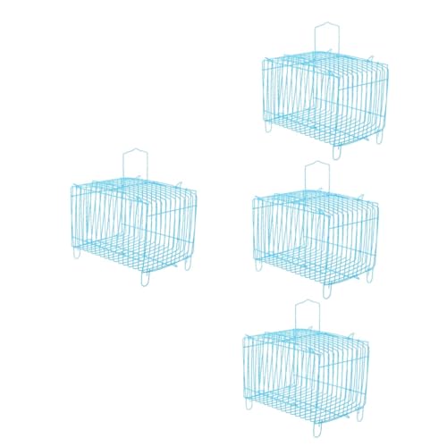 Sosoport 4stücke Tragbarer Vogelkäfig Für Reisen Handgefertigter Atmungsaktiver Käfig Für Wellensittiche Und Andere Kleine Vögel Robustes Drahtdesign Für Optimalen Komfort Und Für von Sosoport