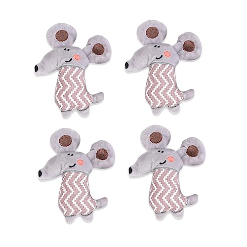 Sosoport 4stücke Teiliges Katzenminze Plüschspielzeug Im Mäuse-Design Interaktives Katzenspielzeug Für Kätzchen Und Katzen Langlebig Und Farbenfroh Für Haustiere Und Spielzeit Sosoport 4stücke Teiliges Katzenminze Plüschspielzeug Im Mäuse-Design Interaktives Katzenspielzeug Für Kätzchen Und Katzen Langlebig Und Farbenfroh Für Haustiere Und Spielzeit von Sosoport