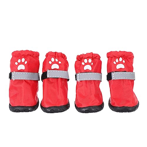 Sosoport Hundestiefeletten Haustierschuhe rutschfeste Hundeschuhe Für Praktische Hunde Haustier-Regenstiefel Größe Sosoport Hundestiefeletten Haustierschuhe rutschfeste Hundeschuhe Für Praktische Hunde Haustier-Regenstiefel Größe von Sosoport