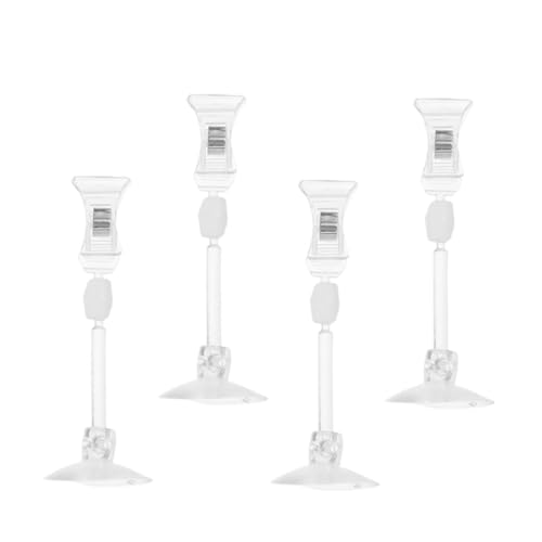 Sosoport Fisch Tank Cup Clips Clamp 4 Pack Halten Algen Fisch Für Glas Aquarien von Sosoport