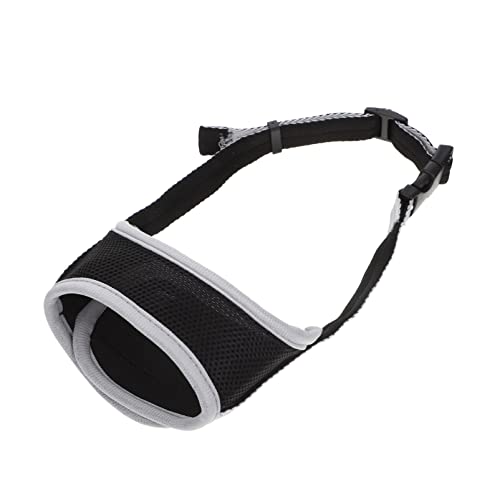 Sosoport 4 Stücke Hunde Welpen Maulkorb Mesh Reflektierende Bellen Beißen Abdeckung Sichere Materialien Dunkelgrau Sosoport 4 Stücke Hunde Welpen Maulkorb Mesh Reflektierende Bellen Beißen Abdeckung Sichere Materialien Dunkelgrau von Sosoport