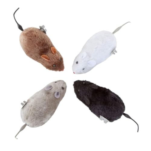 Sosoport 4 Stück Teiliges Set Aufzieh Mäuse für Katzen Lustige Plüschige Mausspielzeuge Bewegung und Spielvergnügen für Haustiere Zufällige Farben für Interaktives Zufällige Farbe Sosoport 4 Stück Teiliges Set Aufzieh Mäuse für Katzen Lustige Plüschige Mausspielzeuge Bewegung und Spielvergnügen für Haustiere Zufällige Farben für Interaktives Zufällige Farbe von Sosoport