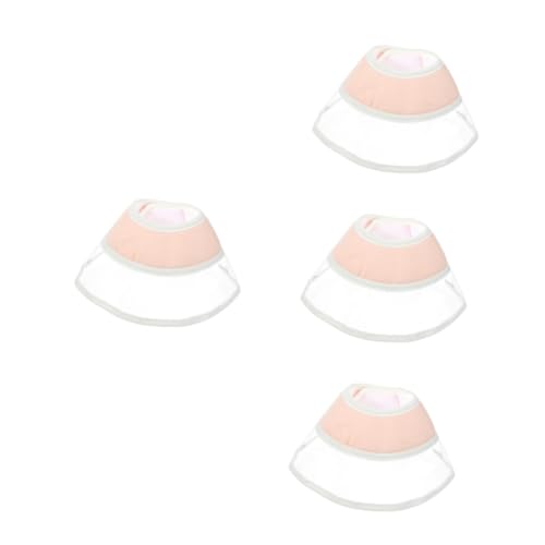 Sosoport 4 Stück Verbundkegelkragen katzenhalsband Haustierkegel zur Genesung nach Einer Operation Anti-Beiß-Kragen Erholungshalsband für PVC Rosa Sosoport 4 Stück Verbundkegelkragen katzenhalsband Haustierkegel zur Genesung nach Einer Operation Anti-Beiß-Kragen Erholungshalsband für PVC Rosa von Sosoport