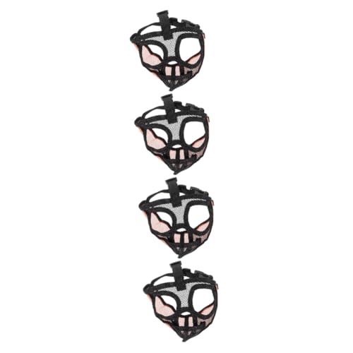 Sosoport 4 Stück Atmungsaktiver Maulkorb Für Hunde Maulkorb Für Mittelgroße Hunde Weicher Netzmaulkorb Mesh-hundemasken Maulkorb Für Haustier Schutzmaske PVC Einstellbar Schnauze Sosoport 4 Stück Atmungsaktiver Maulkorb Für Hunde Maulkorb Für Mittelgroße Hunde Weicher Netzmaulkorb Mesh-hundemasken Maulkorb Für Haustier Schutzmaske PVC Einstellbar Schnauze von Sosoport
