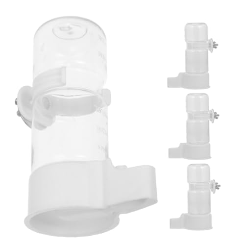Sosoport 4stücke Vogeltrinkflasche Für Papageien Automatischer Wasserspender Für Vögel Hängend Robustem Für Käfige Sorgt Für Ständige Frischwasserversorgung von Sosoport