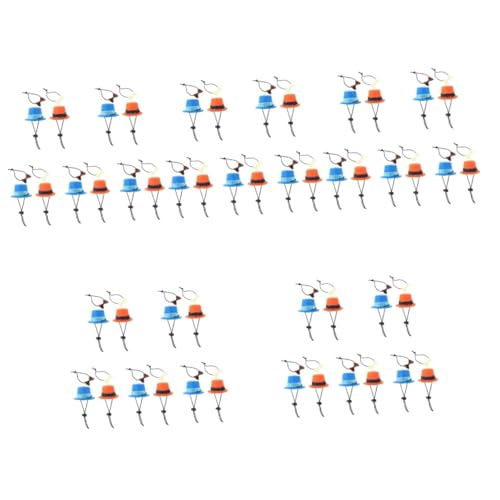 Sosoport 5 Sets Entzückende Haustier Geburtstag Dekoration Hamster Hüte Fliege Kits Tier Haustier Party Outfits von Sosoport