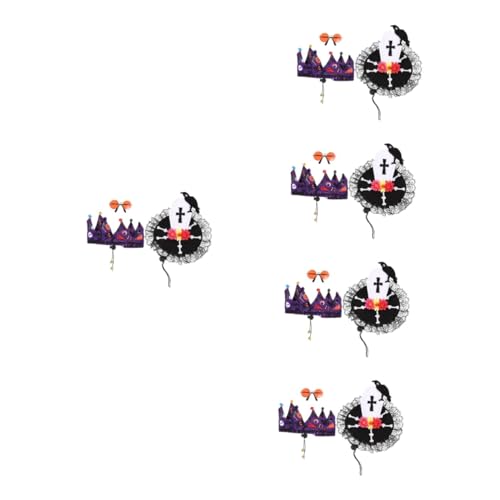 Sosoport 5 Sätze Haustier verkleiden Geisterfest-Hundeanzug Katzendekore Mütze binden Welpenhut Halloween Costume Halloween kostüme dekorative Katzenkrawatte PET-Glasdekor gefühlt Sosoport 5 Sätze Haustier verkleiden Geisterfest-Hundeanzug Katzendekore Mütze binden Welpenhut Halloween Costume Halloween kostüme dekorative Katzenkrawatte PET-Glasdekor gefühlt von Sosoport