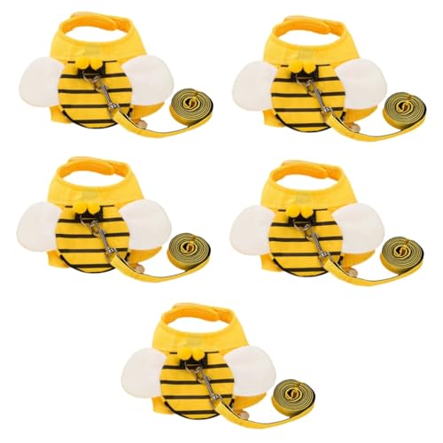 Sosoport 5 Sets Hundeweste und Leine Set Mesh für Welpen Bequem für Familie Sosoport 5 Sets Hundeweste und Leine Set Mesh für Welpen Bequem für Familie von Sosoport