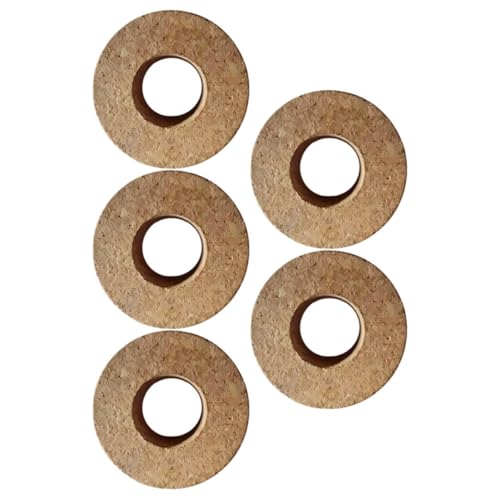 Sosoport 5 Stück Hydroponische Vase -Kappe Pflanzen Deckel Für Hydrokultur-pflanzgefäße Hydroponische Vasendeckel Hydrokultur-töpfe Glasdeckel Aus Holz Glasblumentopf Hölzern Light Brown von Sosoport