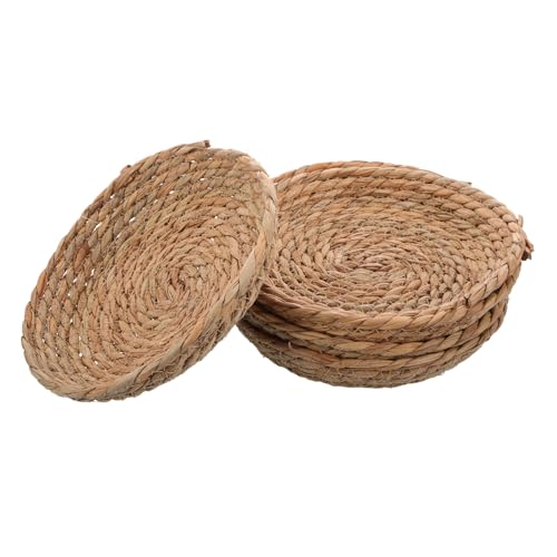 Sosoport Umweltfreundliche 5 Pcs Gewebte Stroh Vogelnest Huhn Legenest Natürliche Handwerk für Garten Home Decor Sosoport Umweltfreundliche 5 Pcs Gewebte Stroh Vogelnest Huhn Legenest Natürliche Handwerk für Garten Home Decor von Sosoport
