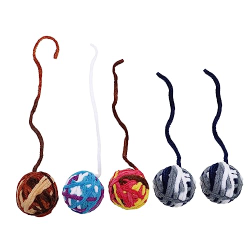 Sosoport 5stücke Interaktive Katzenball Spielzeuge Mit Glocke Bunte Wollknäuel Für Katzen Kätzchen Kaubare Molar Spielzeuge des Jagdinstinkts Haustierbedarf Sosoport 5stücke Interaktive Katzenball Spielzeuge Mit Glocke Bunte Wollknäuel Für Katzen Kätzchen Kaubare Molar Spielzeuge des Jagdinstinkts Haustierbedarf von Sosoport