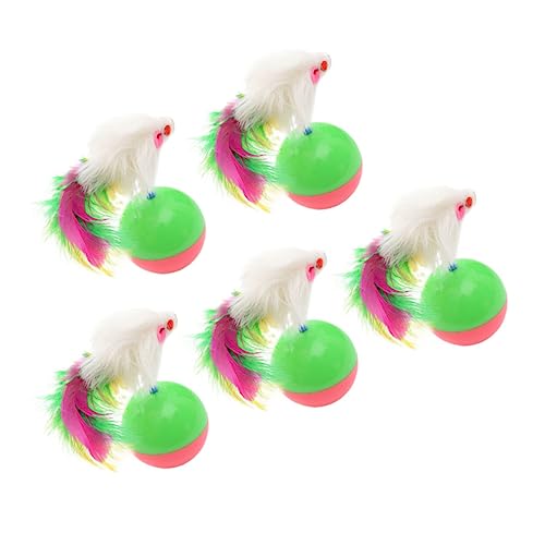Sosoport Cartoon-mäuse-Tumbler-Spielzeug Für Katzen 5er-Pack Lustiger Katzen-Tumbler Interaktives Spielzeug Für Den Heimgebrauch Sosoport Cartoon-mäuse-Tumbler-Spielzeug Für Katzen 5er-Pack Lustiger Katzen-Tumbler Interaktives Spielzeug Für Den Heimgebrauch von Sosoport