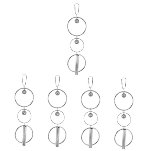 Sosoport 5 Stück Schnur Papagei Spielzeug Glockendekor Papageienglockenspielzeug Zarter Glöckchen-anhänger Dekorative Vogelglocke Papageienspielzeug Puzzle Rostfreier Stahl Haustier Vogel Sosoport 5 Stück Schnur Papagei Spielzeug Glockendekor Papageienglockenspielzeug Zarter Glöckchen-anhänger Dekorative Vogelglocke Papageienspielzeug Puzzle Rostfreier Stahl Haustier Vogel von Sosoport