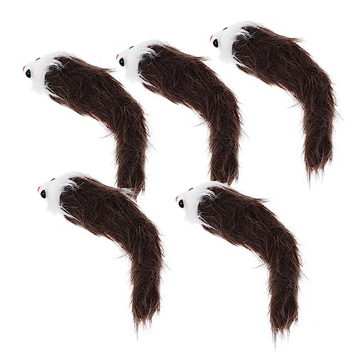 Sosoport 5stücke Interaktives Katzenspielzeug Plüschmaus Mit Geräusch Für Kätzchen Fördert Bewegung Und Spiel Weiche Katzenminze- Für Innenkatzen Sosoport 5stücke Interaktives Katzenspielzeug Plüschmaus Mit Geräusch Für Kätzchen Fördert Bewegung Und Spiel Weiche Katzenminze- Für Innenkatzen von Sosoport