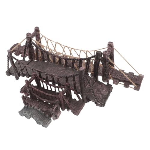 Sosoport 5 Stück Teiliges Miniatur-Suspension-Bridge Faderesistentem Harz für Aquariumdekoration Langlebig Interaktiv Einfach zu Reinigen für Zen-gärten und Mini-landschaften Sosoport 5 Stück Teiliges Miniatur-Suspension-Bridge Faderesistentem Harz für Aquariumdekoration Langlebig Interaktiv Einfach zu Reinigen für Zen-gärten und Mini-landschaften von Sosoport