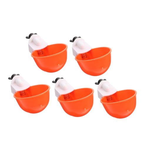 Sosoport 5stücke Automatischer Wasserspender Für Hühner Aus Hochwertigem Austauschbare Tränke Für Geflügel Wie Tauben Und Hühner Langlebiges Design Für Haushalt von Sosoport