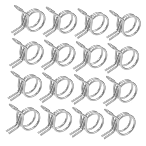 Sosoport 50 Stück Wasserrohrschelle schlauchhalter Schlauchschellen-Sortiment Schellen für Kraftstoffschläuche Federbügel Federschlauchschellen Gartenschlauchklemme Rostfreier Stahl Silver Sosoport 50 Stück Wasserrohrschelle schlauchhalter Schlauchschellen-Sortiment Schellen für Kraftstoffschläuche Federbügel Federschlauchschellen Gartenschlauchklemme Rostfreier Stahl Silver von Sosoport
