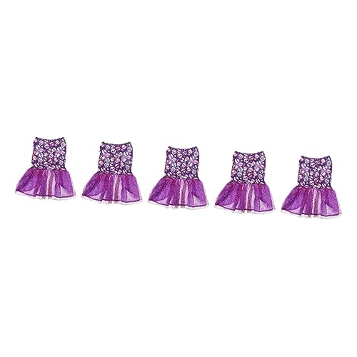 Sosoport 5St Halloween-Kleid für Haustiere Halloween-Welpenrock Halloween-Kostüme für Hunde Halloween Costume Dog hundehalloweenkostüme Halloween-Katzenkleid Cosplay-Hundekleid Polyester von Sosoport