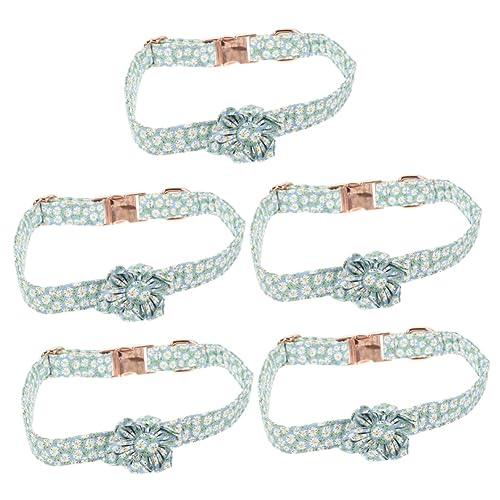 Sosoport 5 Stück Hundehalsband Welpenhalsband Outdoor Haustier Stilvoll Gemustertes Halsband Sosoport 5 Stück Hundehalsband Welpenhalsband Outdoor Haustier Stilvoll Gemustertes Halsband von Sosoport