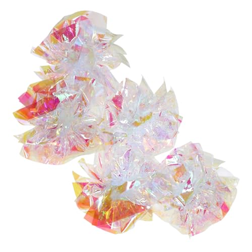 Sosoport 5St Katzenrassel-Papierspielzeug Crinkle-Bälle für Katzen Knisterbälle Katzenspielzeug Beschäftigungsspielzeug für Katzen für Katzen Haustier-Teaser-Ball Plastikball von Sosoport