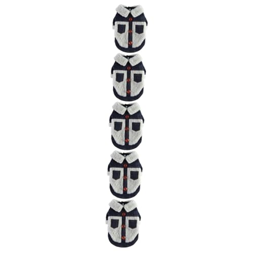 Sosoport 5St Kleidung für Haustiere hundemantel Dog Raincoat Welpenkleidung Denim-Hundepyjama äntel Kleider stylische Hundejacke atmungsaktive hundekleidung Reißverschluss Baumwollmantel Sosoport 5St Kleidung für Haustiere hundemantel Dog Raincoat Welpenkleidung Denim-Hundepyjama äntel Kleider stylische Hundejacke atmungsaktive hundekleidung Reißverschluss Baumwollmantel von Sosoport