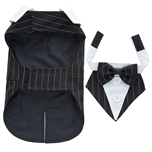 Sosoport 5-teiliges Outfit Für Hunde Haustierkleidung Formeller Für Hunde Welpen Formelle Kleidung Waschbarer Hochzeitsanzug von Sosoport