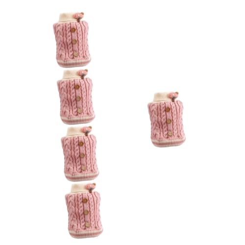 Sosoport 5-teiliges Haustier-Katzen- Warmhaltender Hundepullover Stilvolle Welpenkleidung Für Bequemes Schlafen Im Freien Sosoport 5-teiliges Haustier-Katzen- Warmhaltender Hundepullover Stilvolle Welpenkleidung Für Bequemes Schlafen Im Freien von Sosoport