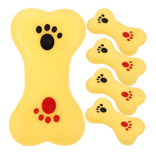 Sosoport 5st Dicke Themberchaud-plüsch Zahnreinigungsspielzeug Für Hunde Langeweilespielzeug Für Hunde Plüsch Aniaml Hundespielzeug Beißspielzeug Spielzeuge Backenzahn Vinyl Puzzle von Sosoport