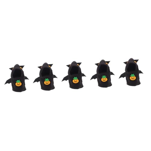Sosoport 5 Stücke Papagei Halloween Haustier Fledermaus Kostüm Vogel Kleidung Ornament Neuheit Vogel Kleidung Komfortable Warme von Sosoport