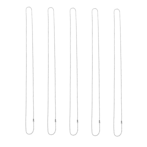 Sosoport 5st Hundemarkenkette Für Welpen Pet-Ball-Ketten Welpenzubehör Für Hunde Schwarzer Reißverschluss Welpenhalsband Halskette Hundeleine Haustier Sosoport 5st Hundemarkenkette Für Welpen Pet-Ball-Ketten Welpenzubehör Für Hunde Schwarzer Reißverschluss Welpenhalsband Halskette Hundeleine Haustier von Sosoport
