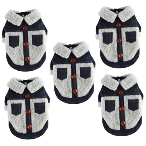Sosoport 5St Kleidung für Haustiere bequemer Hoodie modische Hundebekleidung winterhundemantel hundewintermantel äntel Kleider Haustierkleidung Winterjacke für Welpen Winddicht Zubehör Sosoport 5St Kleidung für Haustiere bequemer Hoodie modische Hundebekleidung winterhundemantel hundewintermantel äntel Kleider Haustierkleidung Winterjacke für Welpen Winddicht Zubehör von Sosoport