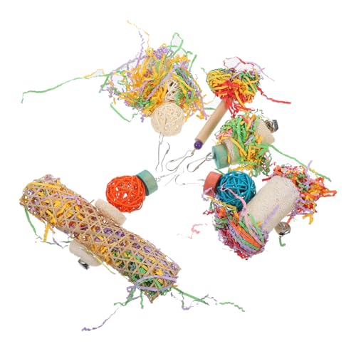 Sosoport Spielzeug für Nymphensittiche 5 Stücke Hängen Papagei Versorgung Haustier Käfig Spielzeug Kauen Vogel Käfig Decor Sosoport Spielzeug für Nymphensittiche 5 Stücke Hängen Papagei Versorgung Haustier Käfig Spielzeug Kauen Vogel Käfig Decor von Sosoport