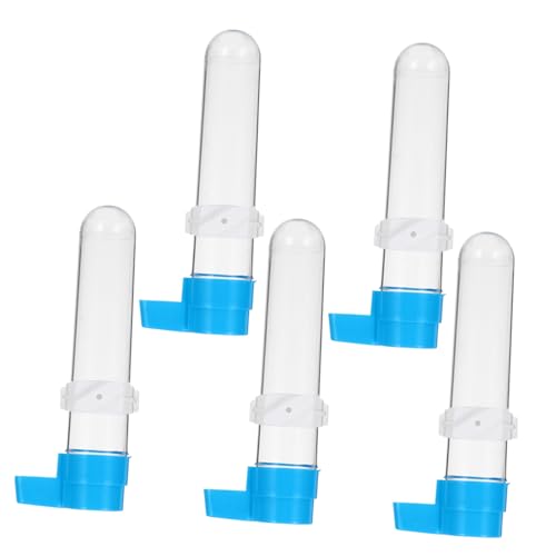 Sosoport 5 Stücke 120 Ml Haustier Vogel Trinken Feeder Papagei Automatische Kunststoff Wasser Wasser Trinken Werkzeug Tragbare Papagei Feeder von Sosoport