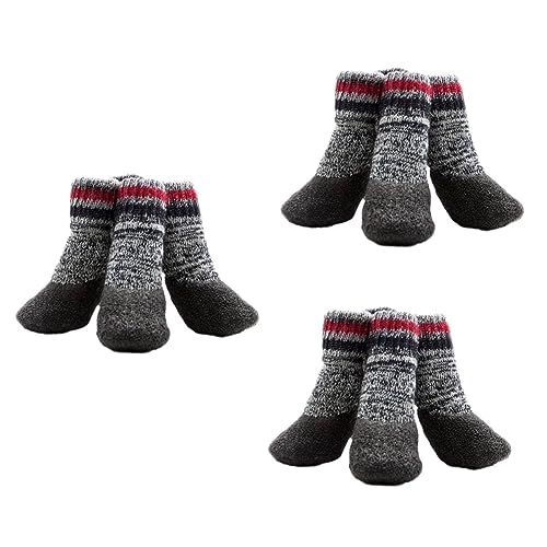 Sosoport 6 Paare Haustiersocken Haustier Hund Socken rutschfeste Hundesocken Welpensocken Paws pfotenschutz Dog Socks sockenschuhe wasserdichte Socken Winter großer Hund Haustier socken Sosoport 6 Paare Haustiersocken Haustier Hund Socken rutschfeste Hundesocken Welpensocken Paws pfotenschutz Dog Socks sockenschuhe wasserdichte Socken Winter großer Hund Haustier socken von Sosoport