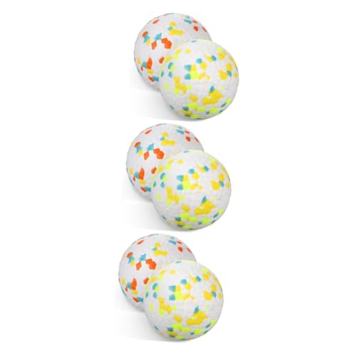Sosoport 6 STK Bissfeste Popcornkugeln Kauspielzeug für Hunde Hundeball Katzenspielzeug Welpenspielzeug Spielzeuge interaktive Hundebälle Welpen-Backenzahn-Spielzeug Leicht Spielzeugball Sosoport 6 STK Bissfeste Popcornkugeln Kauspielzeug für Hunde Hundeball Katzenspielzeug Welpenspielzeug Spielzeuge interaktive Hundebälle Welpen-Backenzahn-Spielzeug Leicht Spielzeugball von Sosoport