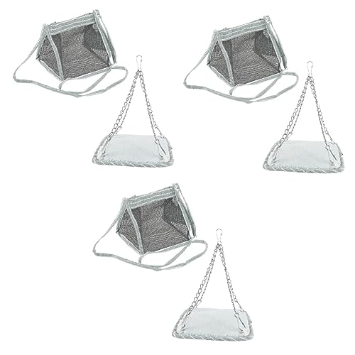 Sosoport 6 STK Hamster Hängematte Mäuse Chinchilla Hängematte für Hamster Haustier reisetaschen Eichhörnchen Reisetasche Hamstertragetasche Gittergewebe Outdoor-Tasche Umhängetasche Igel von Sosoport