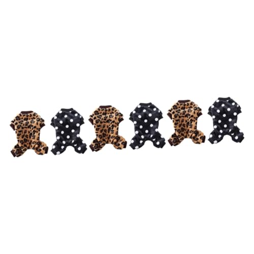 Sosoport 6 STK Haustier-Pyjama Hundekleidung hundekostü ädchen-Nachthemd Haustier Hund Overall Kleid-Slip schmücken lustige Haustierkleidung Warmer Haustierpyjama Sanft Haustierhosen Pala Sosoport 6 STK Haustier-Pyjama Hundekleidung hundekostü ädchen-Nachthemd Haustier Hund Overall Kleid-Slip schmücken lustige Haustierkleidung Warmer Haustierpyjama Sanft Haustierhosen Pala von Sosoport
