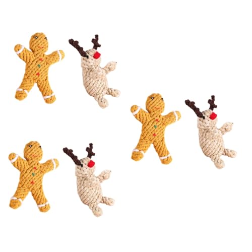 Sosoport 6 STK Hundebissspielzeug Haustier Hund Spielzeug Weihnachtsspielzeug für große Hunde Stress abbau dekompression Plüschfigur Spielzeug Haustierzubehör Kauspielzeug für Hunde Elch Sosoport 6 STK Hundebissspielzeug Haustier Hund Spielzeug Weihnachtsspielzeug für große Hunde Stress abbau dekompression Plüschfigur Spielzeug Haustierzubehör Kauspielzeug für Hunde Elch von Sosoport