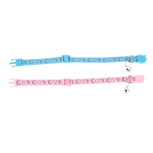 Sosoport 6 STK Katzenhalsbänder Katzenhalsring Katzenhalskrawatten -Bandana-Schal Kätzchen Katzenglocke Krawatten Abreiß für Nylon von Sosoport