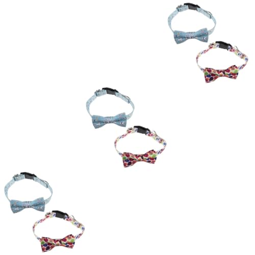 Sosoport 6 STK Ostern hundehalsband Welpenhalsbänder für kleine Welpen Hundehalsband für Welpen Hunde Halsband mit Schleife Hunde Halsband mit Ostermotiv Halskette Welpenhalsband Haustier von Sosoport