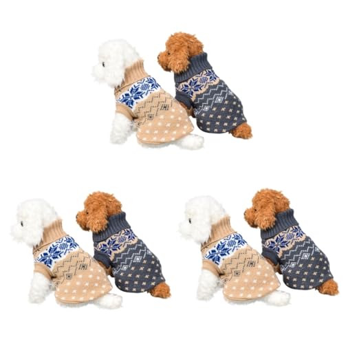 Sosoport 6stücke Haustierpullover Beige Und Warmer Hundepullover Für Herbst Und Winter Bequeme Tierkleidung Für Kleine Hunde s Stylische Haustierbekleidung Für Kalte Tage Sosoport 6stücke Haustierpullover Beige Und Warmer Hundepullover Für Herbst Und Winter Bequeme Tierkleidung Für Kleine Hunde s Stylische Haustierbekleidung Für Kalte Tage von Sosoport